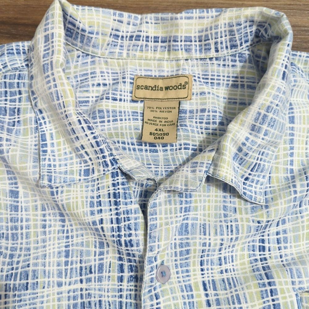 Scandia‎ Woods 4XLTL Short Sleeve Button Up Shirt
